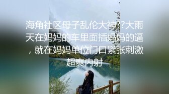 海角社区母子乱伦大神??大雨天在妈妈的车里面插妈妈的逼，就在妈妈单位门口紧张刺激超爽内射