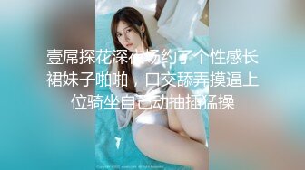 壹屌探花深夜场约了个性感长裙妹子啪啪，口交舔弄摸逼上位骑坐自己动抽插猛操