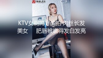 KTV女厕蹲守偷拍 肉丝长发美女❤️肥唇被磨得发白发亮