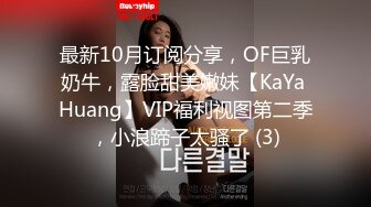 最新10月订阅分享，OF巨乳奶牛，露脸甜美嫩妹【KaYa Huang】VIP福利视图第二季，小浪蹄子太骚了 (3)