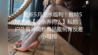 ❤️最新5月无水福利！推特SM大佬【业余养狗人】私拍，户外侮辱调教极品蜜桃臀反差小母狗